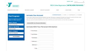 
                            3. Find My Account | YMCA of Greater New York Online Registration