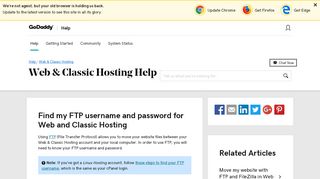 
                            10. Find my FTP username and password - ca.godaddy.com