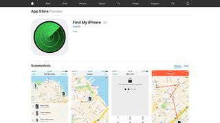 
                            8. Find My iPhone on the App Store - Apple