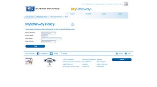 
                            3. Find - MySafeway Policy