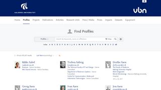 
                            7. Find Profiles — Aalborg University's Research Portal