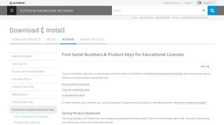 
                            7. Find Serial Numbers & Product Keys for Educational ...