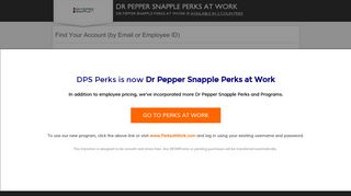 
                            8. Find Your Account (by Email or Employee ID) - Dr Pepper ...