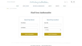 
                            1. Find Your Ambassador - Noonday Collection