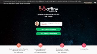 
                            10. Find your perfect match with our affinity test | Affiny