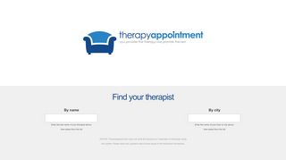 
                            3. Find your therapist - TherapyAppointment