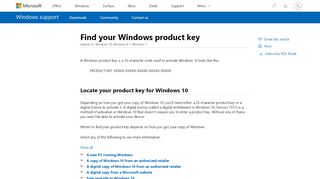 
                            1. Find your Windows product key - Windows Help