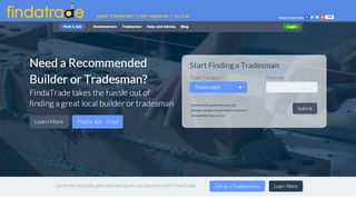 
                            8. FindaTrade.com - Find recommended builders and tradesmen