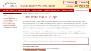 
                            3. Finde deine lokale Gruppe | ArbeiterKind.de