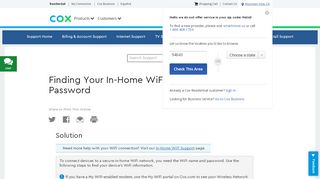 
                            1. Finding Your In-Home WiFi Network SSID or Password