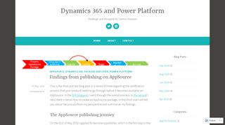 
                            9. Findings from publishing on AppSource – Dynamics 365 and ...