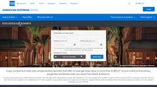 
                            8. Fine Hotels and Resorts | American Express Travel AU