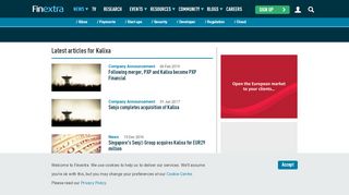 
                            6. Finextra: latest articles for Kalixa