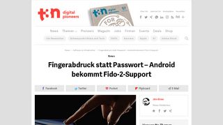 
                            1. Fingerabdruck statt Passwort – Android bekommt …