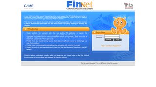 
                            2. FinNet Common Mutual Fund System - Fundsnet - Cams