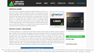 
                            3. FinTech Login | Learn how to sign up with this software