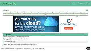 
                            6. Fiplan.rr.gov.br has two name servers and one IP number ...