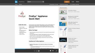 
                            4. Fire Eye Appliance Quick Start - slideshare.net