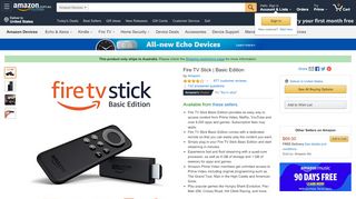 
                            9. Fire TV Stick | Basic Edition - amazon.com.au