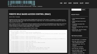 
                            8. FireEye Role Based Access Control (RBAC) - curiousecurity