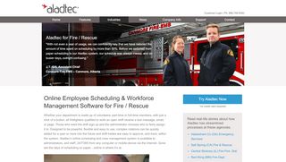 
                            8. Firefighter Scheduling Software - Aladtec