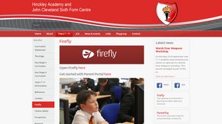 
                            1. Firefly | Hinckley Academy and John Cleveland Sixth Form ...