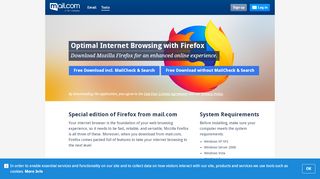 
                            8. Firefox download for optimal browsing | mail.com