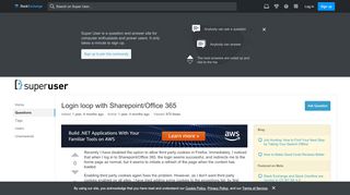 
                            6. firefox - Login loop with Sharepoint/Office 365 - Super User