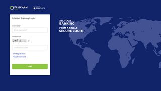 
                            7. First Capital Bank: Internet Banking Login