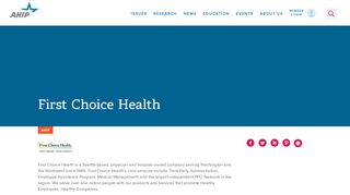 
                            9. First Choice Health - AHIP