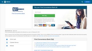 
                            5. First Convenience Bank | Pay Your Bill Online | doxo.com