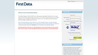 
                            4. First Data Global Gateway Virtual Terminal