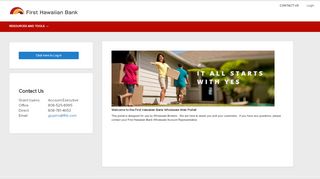 
                            3. First Hawaiian Bank : Login