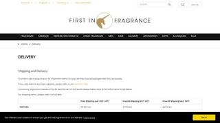 
                            4. First in fragrance - Delivery - Aus Liebe zum Duft