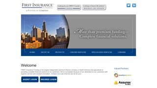 
                            1. First Insurance Funding: Welcome