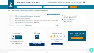 
                            6. First Investors Financial Services | Better Business ...