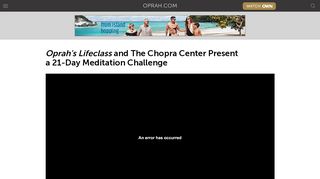 
                            7. First Look: Deepak Chopra's 21-Day Meditation …