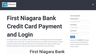 
                            6. First Niagara Bank Credit Card Payment - Login - …