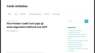 
                            6. First Premier Credit Card Login @ …