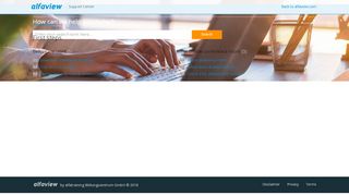 
                            6. First steps - support.alfaview.com