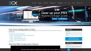 
                            4. First time configuration of your PBX - 3CX