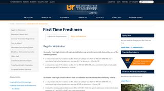 
                            3. First Time Freshmen | Office of Undergraduate Admissions