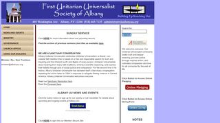 
                            4. First Unitarian Universalist Society of Albany