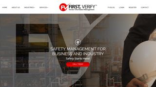 
                            9. FIRST, VERIFY - Contactor and Vendor Management