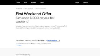 
                            2. First Weekend Offer | Uber