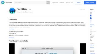 
                            4. FirstClass 16.115 Free Download for Mac | MacUpdate