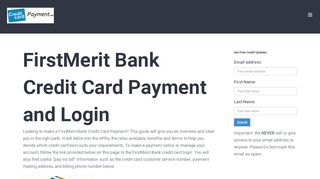 
                            7. FirstMerit Bank Credit Card Payment - Login - …