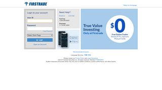 
                            6. Firstrade Securities - Login to your account