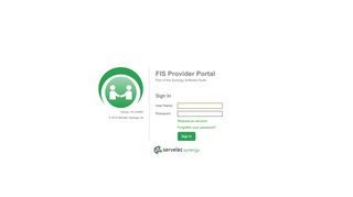
                            3. FIS Provider Portal: Login