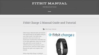 
                            5. Fitbit Charge 2 Manual Guide and Tutorial | Fitbit …